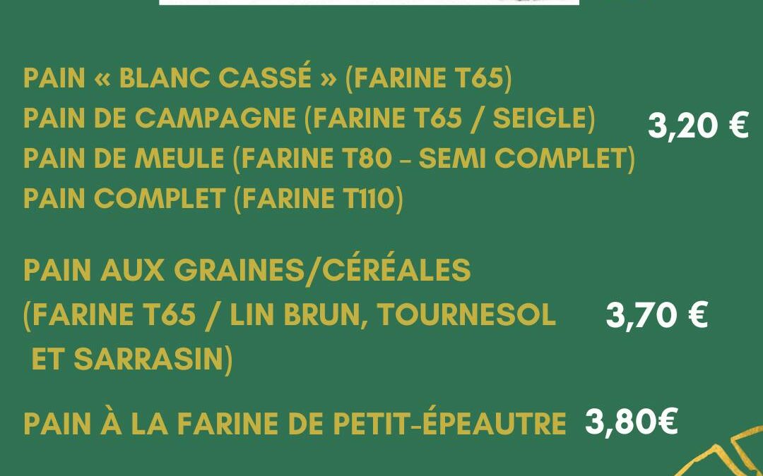 Pain, Le Relais des Producteurs à Rocheservière